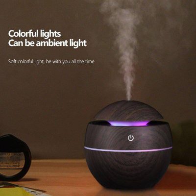 7 Color Wooden Aroma Diffuser for Fresh Room