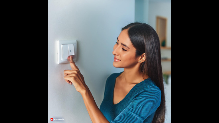 Lutron Smart Switch vs. Traditional Switches a AI generated decorative graphics