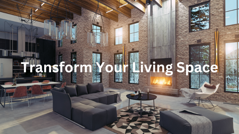 Modern living room showcasing advanced home automation devices including smart lighting, thermostats, and voice assistants