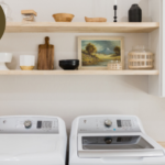 Modern washroom with the best washer and dryer 2024 setup